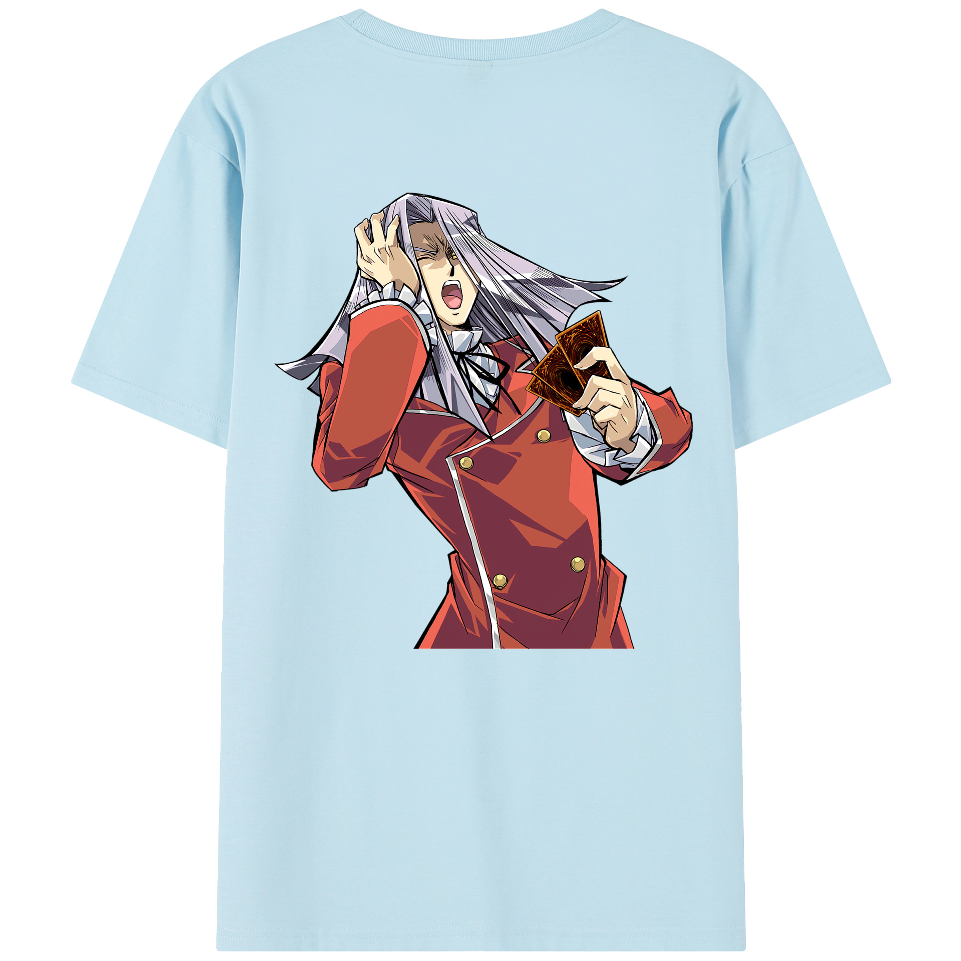 （画像用） 遊☆戯☆王 Yu-Gi-Oh! 綿100％半袖Tシャツ（背面プリント）